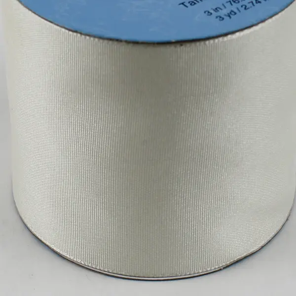 Spool of Ivory Taffeta Ribbon 3"x 3 Yds. #956-5748, New