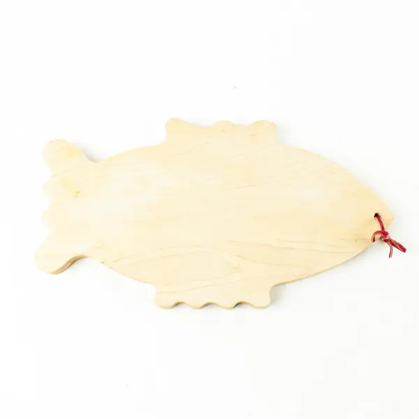 Handpainted Wooden Fish Figurine Folk Art Coastal Decor Collectible