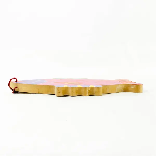 Handpainted Wooden Fish Figurine Folk Art Coastal Decor Collectible