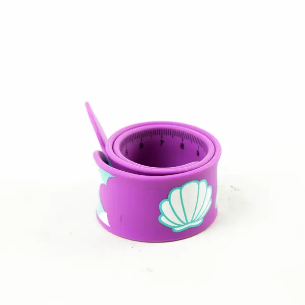 Mermaid Squad Purple Slap Bracelet Ruler