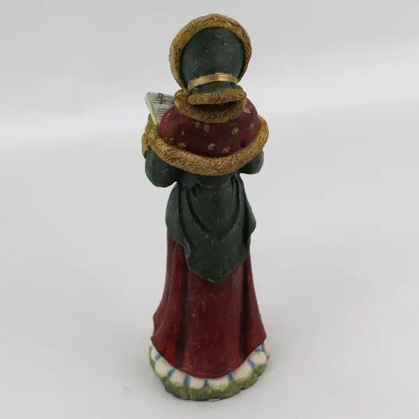 10" Ceramic Windsor Collection Female Christmas Caroler Figure Statue