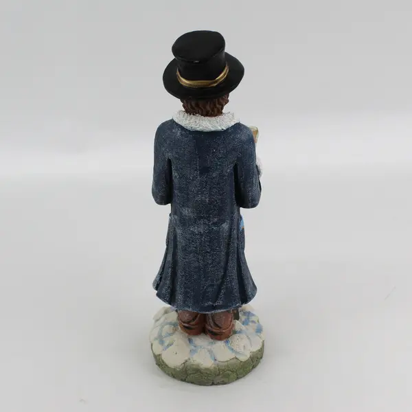 12.5" Windsor Collection Ceramic Male Christmas Caroler Figure Statue