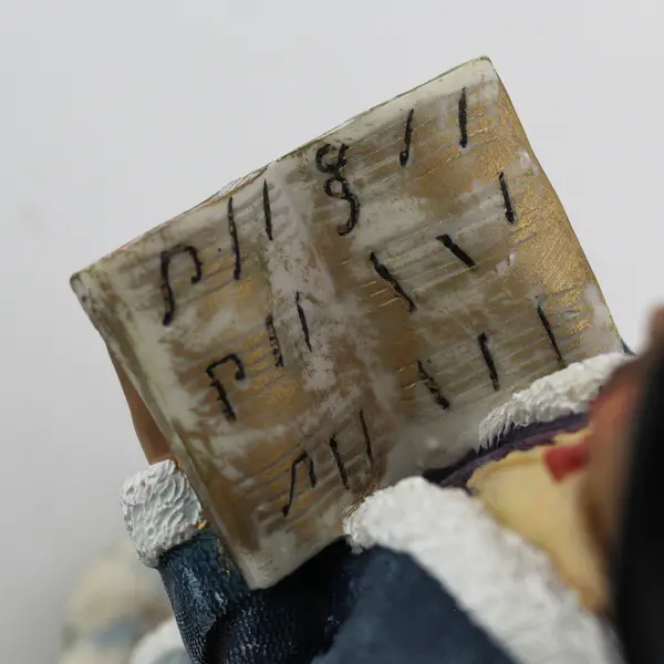 12.5" Windsor Collection Ceramic Male Christmas Caroler Figure Statue