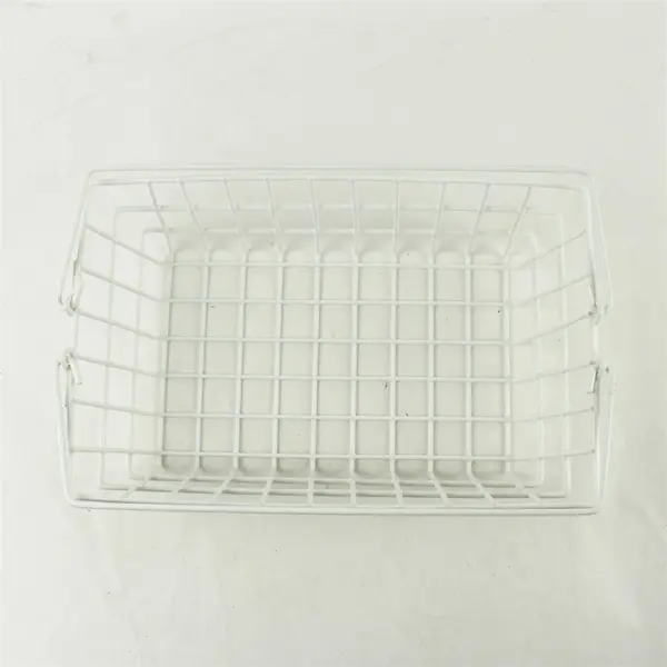 Wire Storage Baskets with Handles for Fridge Pantry Closet Used