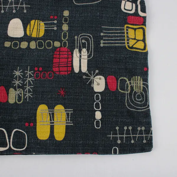 Handmade Retro Mid-Century Atomic Pattern Apron One Size FLAWED
