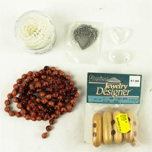 Assorted Jewelry Making Accessories Beading Tools Components Kit - Used