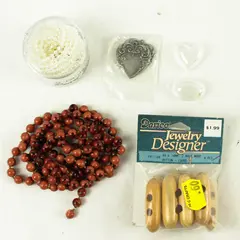 Assorted Jewelry Making Accessories Beading Tools Components Kit - Used