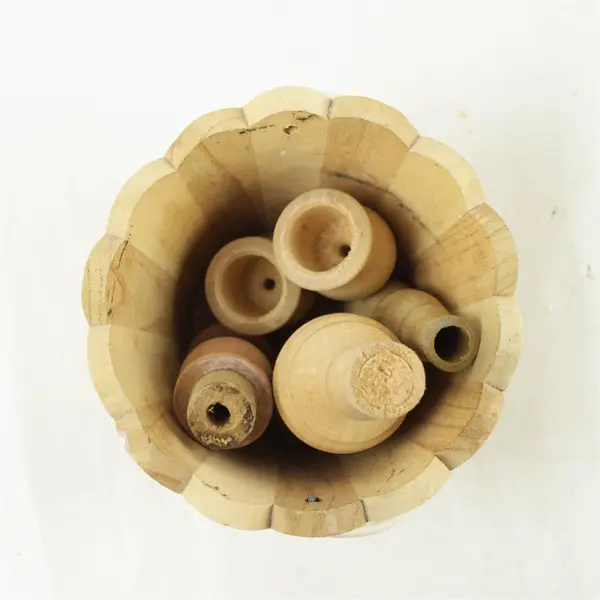 Wooden Bucket & Craft Accessories 5.5in Small DIY Floral Display