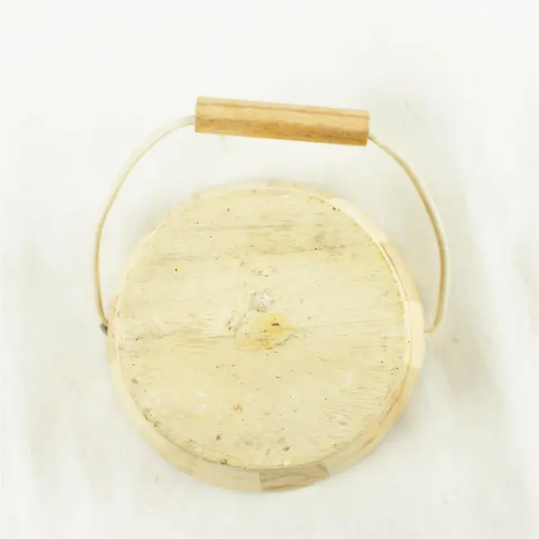 Wooden Bucket & Craft Accessories 5.5in Small DIY Floral Display