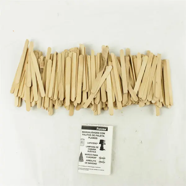 Lot of Wooden Popsicle Sticks for Crafts Bulk 6in DIY School Projects