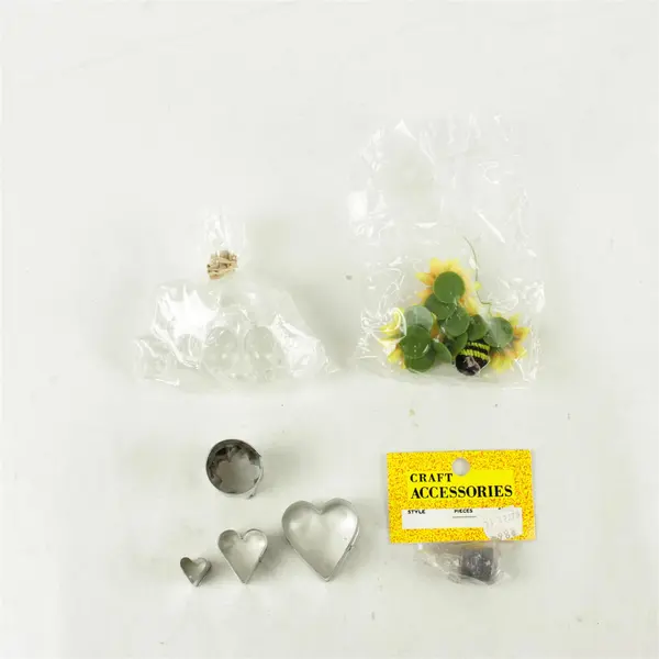 Lot of Crafting Supplies Scrapbooking Embellishments Sunflower-Magnets