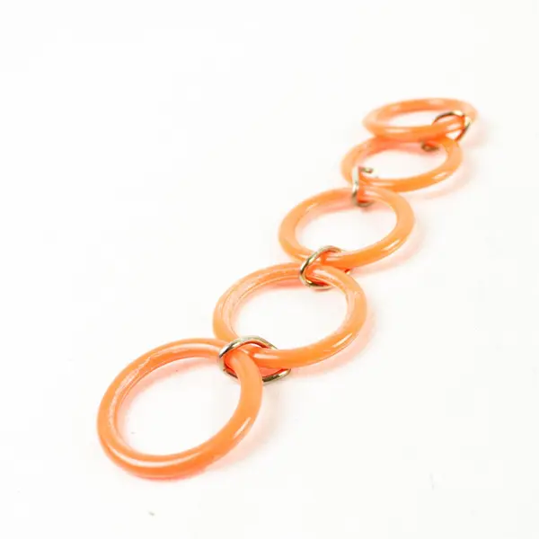 Mixed Lot Crafting Supplies Plastic & Gold Rings Floral Embellishments