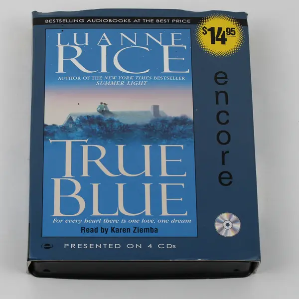 True Blue By Luanne Rice Read By Karen Ziemba (Audiobook, CDs, 4 Disc, Encore)