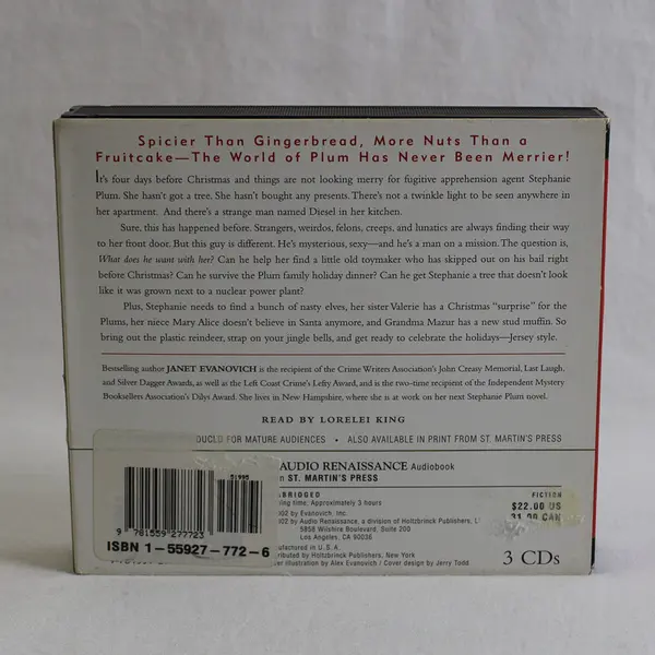 Visions Of Sugar Plums By Janet Evanovich (Audiobook, CDs, 3 Disc)