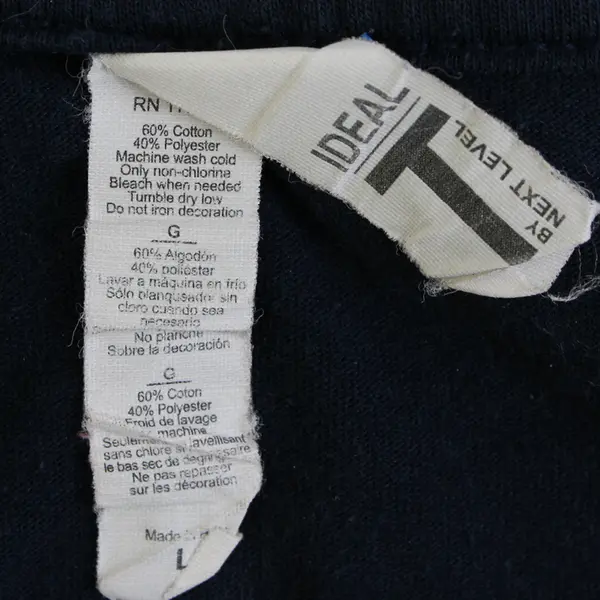 Next Level Navy Blue Funny Hiking-Themed V-Neck T-Shirt Women's Large