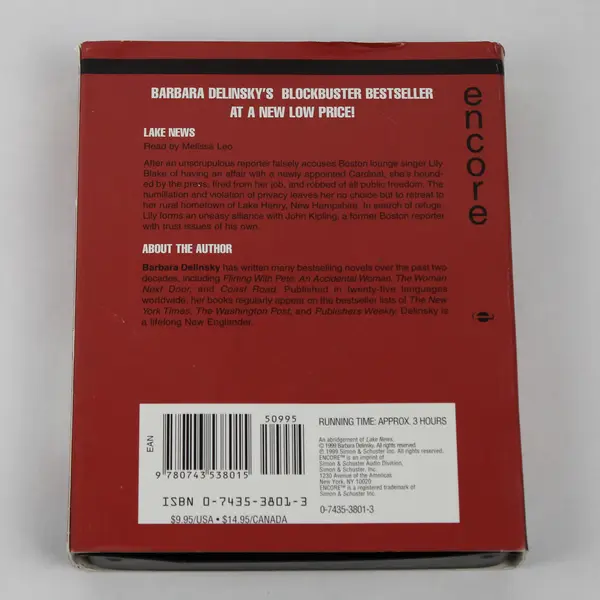 Lake News By Barbara Delinsky Read By Melissa Leo (Audiobook, CDs, 3 Disc)