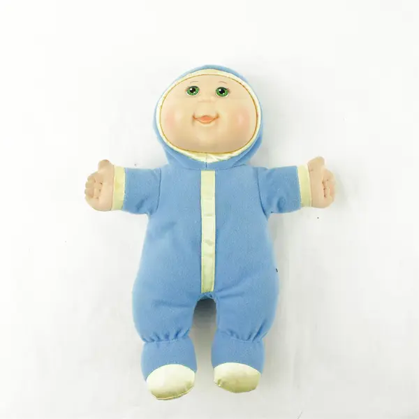 Cabbage Patch Kids Baby 12.5in Soft Body Vinyl Head Blue Pajamas
