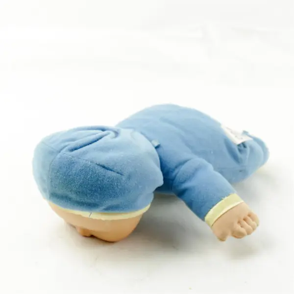 Cabbage Patch Kids Baby 12.5in Soft Body Vinyl Head Blue Pajamas