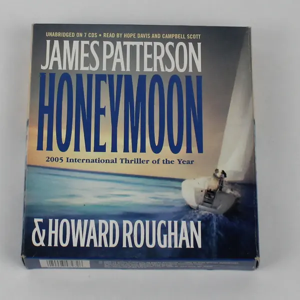 Honeymoon By James Patterson Read By Hope Davis & Campbell Scott (CDs, 7 Disc)
