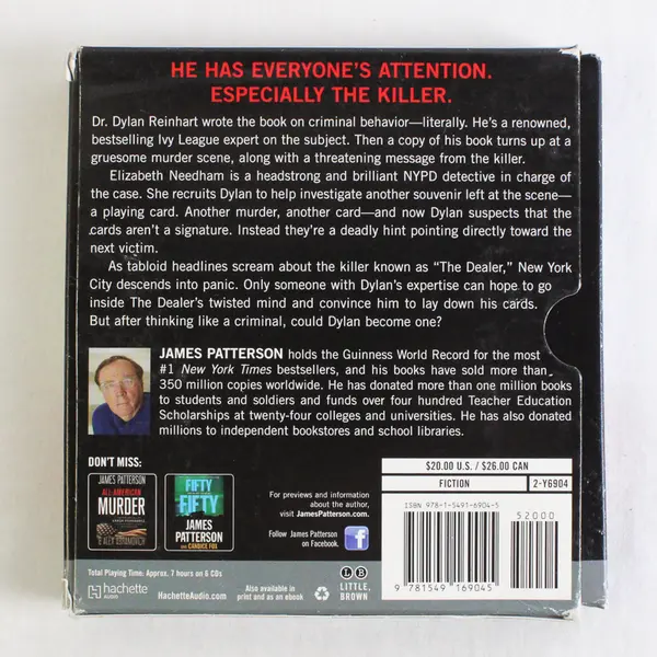 Instinct By James Patterson Read By Edoardo Ballerini (Audiobook, CDs, 6 Disc)