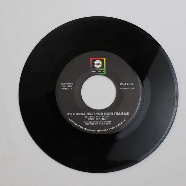  Bob Bishop Roses To Reno / It's Gonna Hurt You More Than Me Record