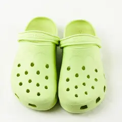 Lime Green Crocs Classic Clogs Women's 8-9 Men's 6-7
