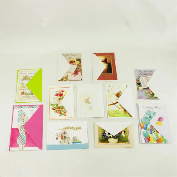 Lot of 11 Get Well Cards & Envelopes Assorted New Unused