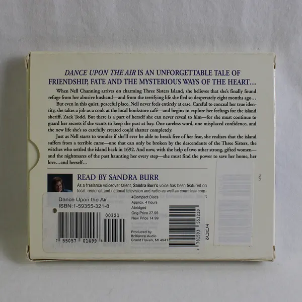 Dance Upon The Air By Nora Roberts Read By Sandra Burr (Audiobook, CDs, 4 Disc)