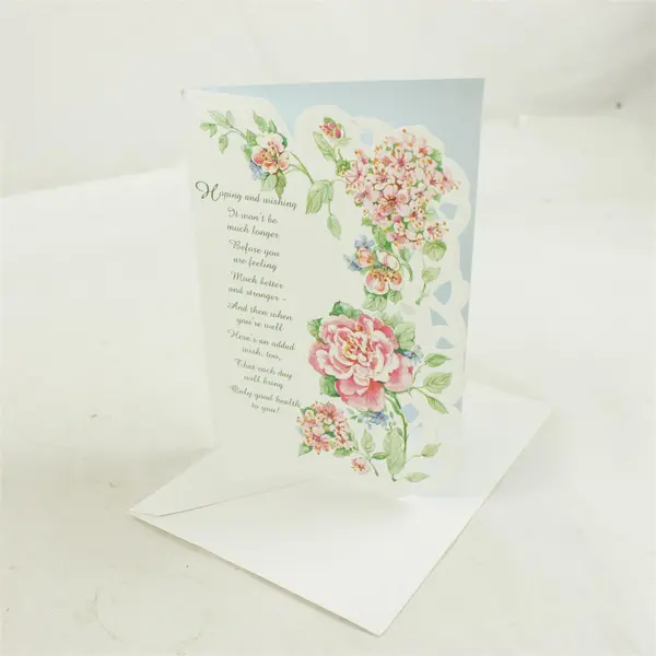 Lot of 10 Get Well Cards & Envelopes Assorted New Unused