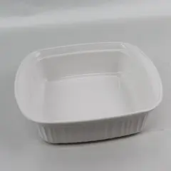 Vintage Corning Ware French White 2-Quart Square 8" Baking Dish No Lid