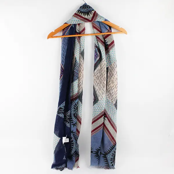 Lafayette Collection Multicolor Southwestern Tribal Pattern Rectangle Scarf