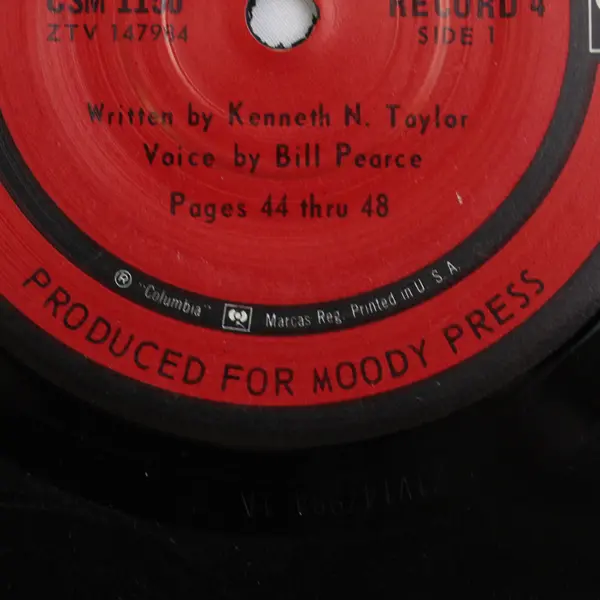 The Bible in Pictures for Little Eyes by Kenneth N Taylor Record