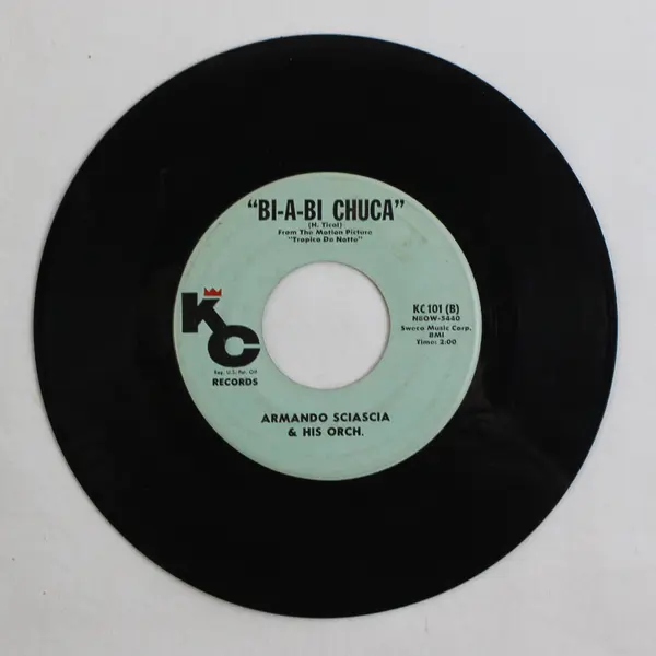 Armando Sciascia Tiger Twist/Bi A Bi Chuca 45 7" Record Vinyl Records