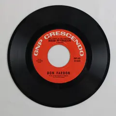 Don Fardon 7" 45 RPM Record Indian Reservation & Dreaming Room