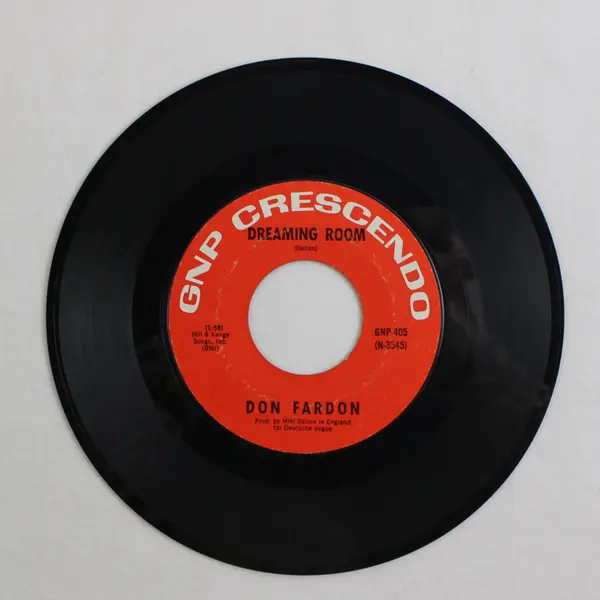 Don Fardon 7" 45 RPM Record Indian Reservation & Dreaming Room