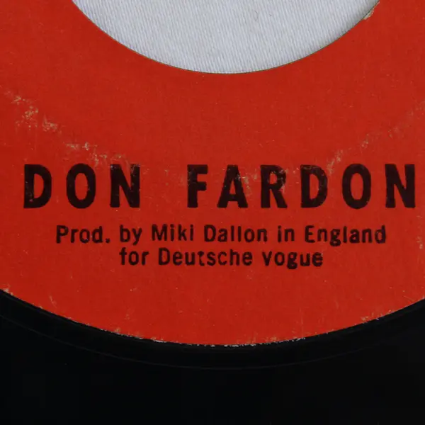 Don Fardon 7" 45 RPM Record Indian Reservation & Dreaming Room