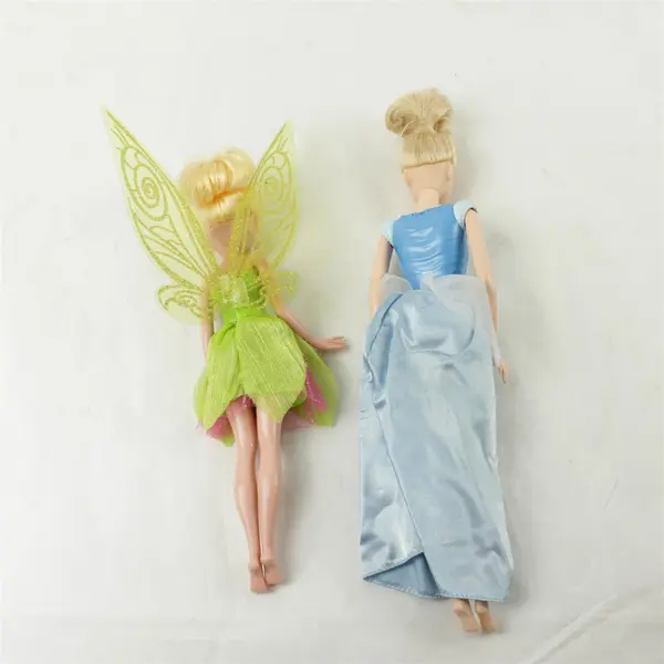 Lot of 2 Mattel Dolls Tinker Bell & Cinderella