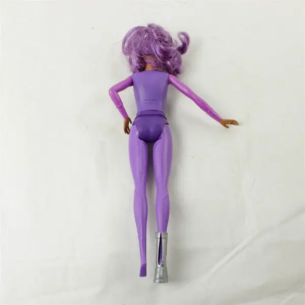 Lot of 2 Mattel Barbie Dolls Pink & Purple 11in Used Missing Shoes