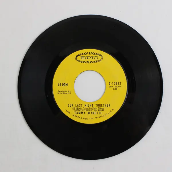Tammy Wynette He Loves Me All The Way / Our Last Night Together Vinyl 45 RPM 