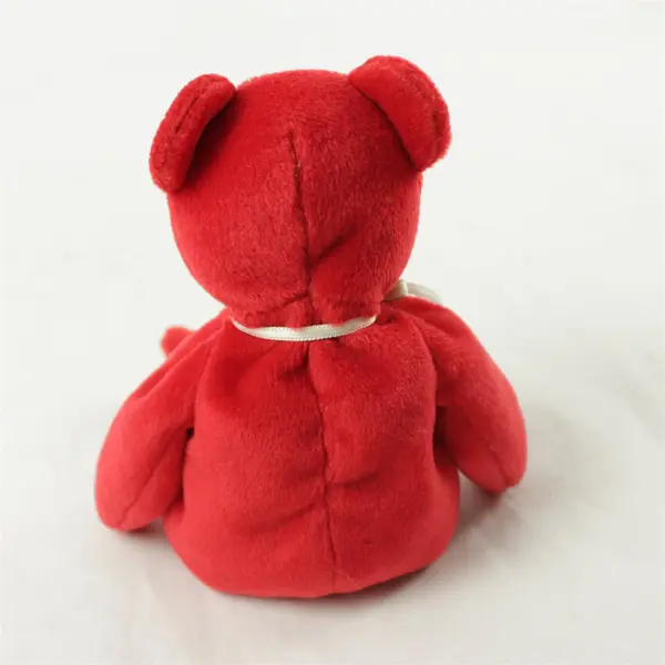 TY Beanie Baby Red Osito Mexican Flag 14in Plush Bear 1999 No Tag