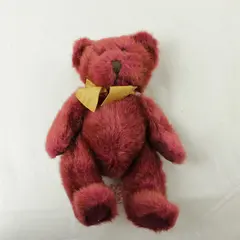 Russ Tinker Burgundy 6" Teddy Bear Plush Stuffed Animal