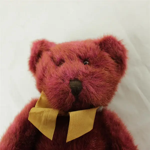 Russ Tinker Burgundy 6" Teddy Bear Plush Stuffed Animal