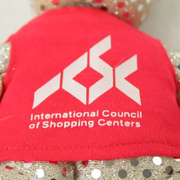 International Council of Shopping Centers Sparkle Millennium Bear Plush 8.5in