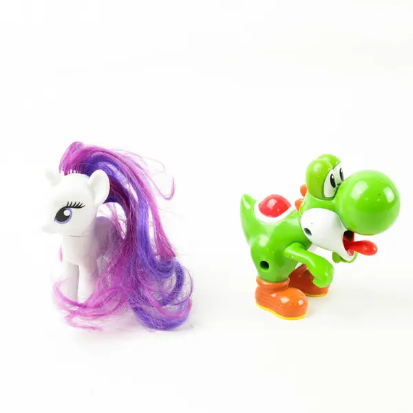 Lot of 2 My Little Pony & Yoshi Small Figurines
