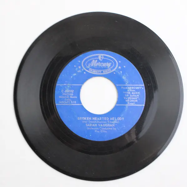 Sarah Vaughan: Broken Hearted Melody / Misty Mercury 7" Single 45 RPM