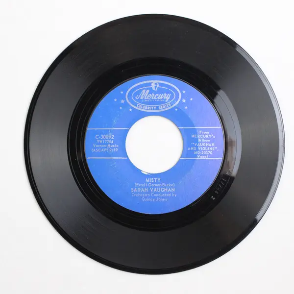 Sarah Vaughan: Broken Hearted Melody / Misty Mercury 7" Single 45 RPM