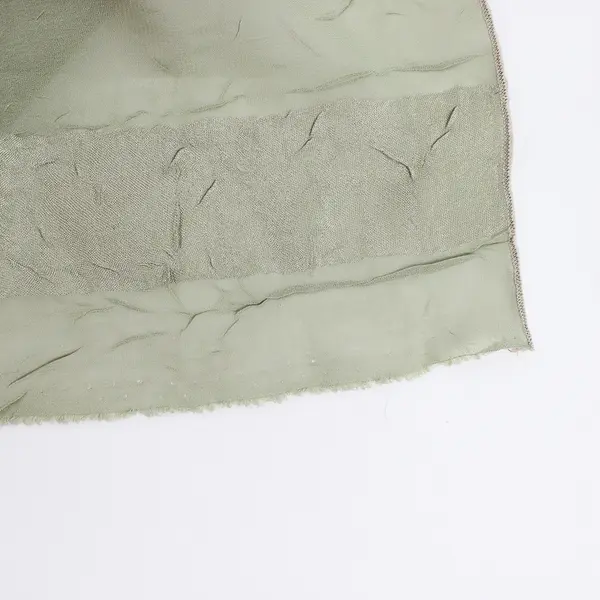 Sage Green Sheer Satin Scarf Shawl Spring Accessory 55" x 55"