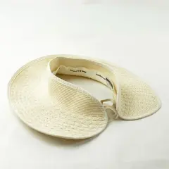 Nine & Company Women's Open-Top Sun Hat Cream Adjustable Tie