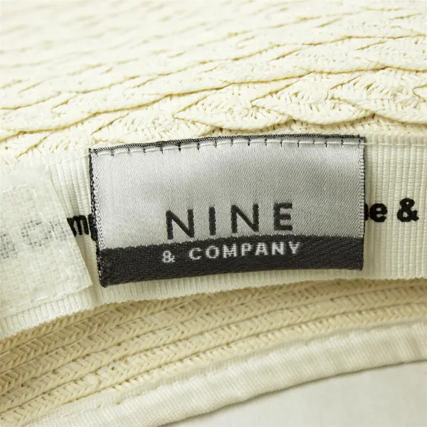 Nine & Company Women's Open-Top Sun Hat Cream Adjustable Tie