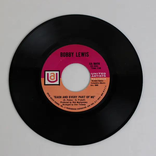 Bobby Lewis: Each And Every Part Of Me / My, 45 RPM
